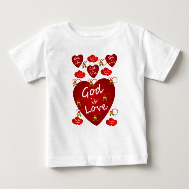 T-shirt bébé Saint-Valentin (Devant)