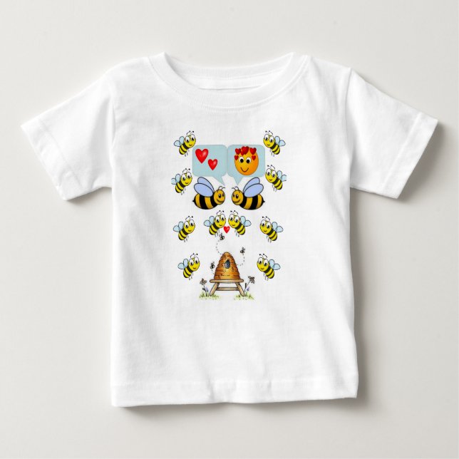 T-shirt bébé Saint Valentin (Devant)