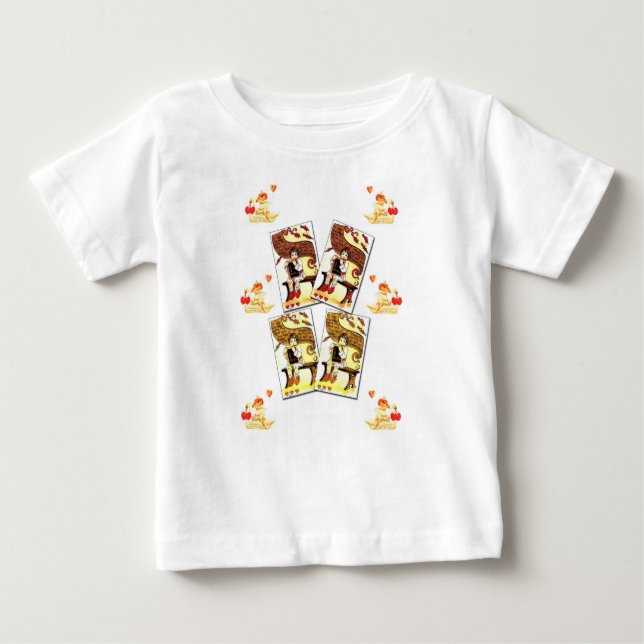 T-shirt bébé Saint Valentin (Devant)