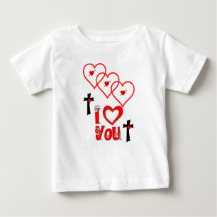 T-shirt bébé Saint Valentin