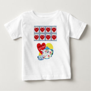 T-shirt bébé Saint Valentin