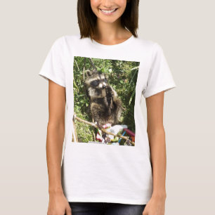T-shirt Bébé secouru et remis en état de raton laveur