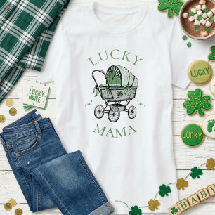 T-shirt Bébé Shamrock Fête de Maternité de Lucky Mama