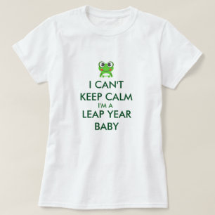 T-shirt Bébé Shitrt de jour intercalaire d'année