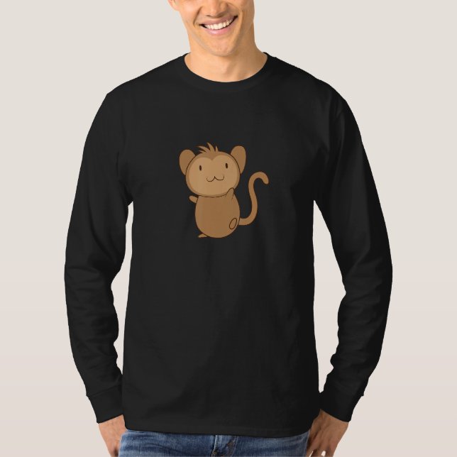T-shirt Bébé singe (Devant)