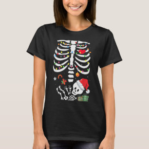 T-shirt Bébé squelette mignon Grossesse maternité Noël Mam