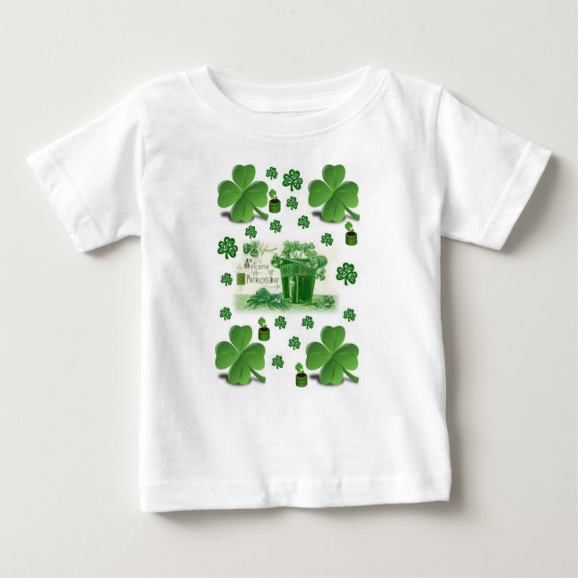 T-shirt bébé St. Patrick's Day (Devant)
