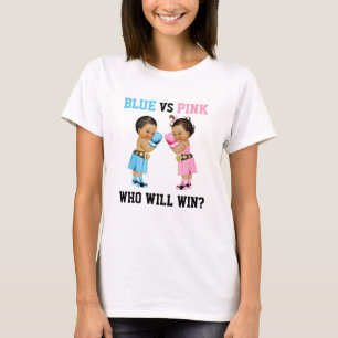 T-shirt Bébés en boîte Garçon Fille Genre Révéler bleu ou 