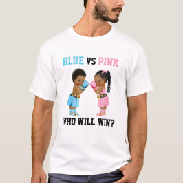 T-shirt Bébés en boîte Garçon Fille Genre Révéler bleu ou