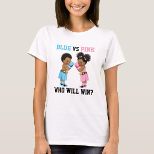 T-shirt Bébés en boîte Garçon Fille Genre Révéler bleu ou 