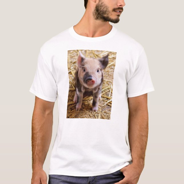 T-shirt Bébés mignons de basse-cour d'animaux de ferme de (Devant)