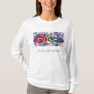 T-shirt bebo, il est en notre nature