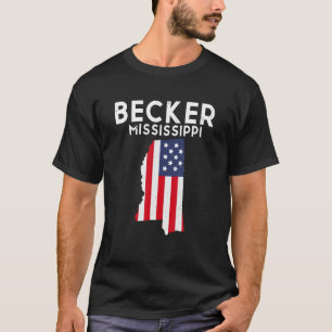 T-shirt Becker Minnesota USA State America Travel Minnesot