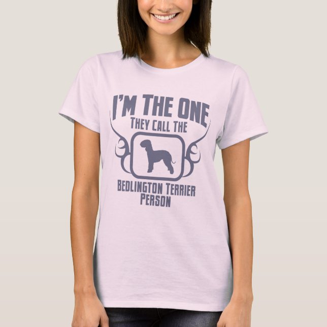 T-shirt Bedlington Terrier (Devant)