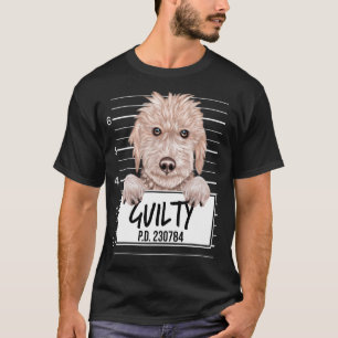 T-shirt Bedlington Terrier Mugshot Guilty Chien