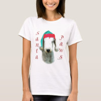 Bedlington Terrier Père Noël Paws