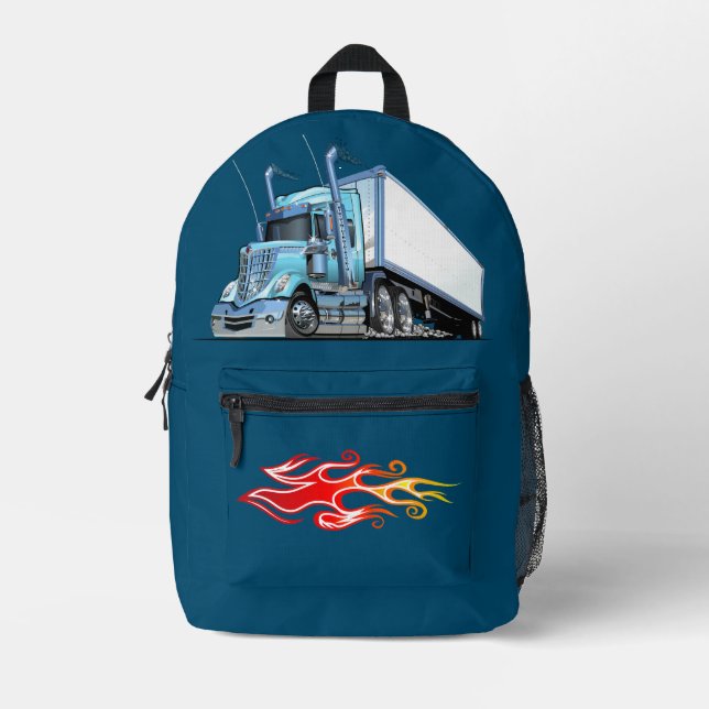 T - Shirt Bedruckter Rucksack (Vorderseite)