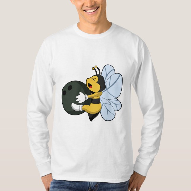T-shirt Bee at Bowling (Devant)