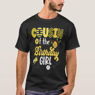 T-shirt Bee Bumblebee Girl Anniversaire Hive Sweet 1ère Pa
