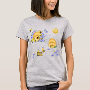 T-shirt Bee Dance Floral