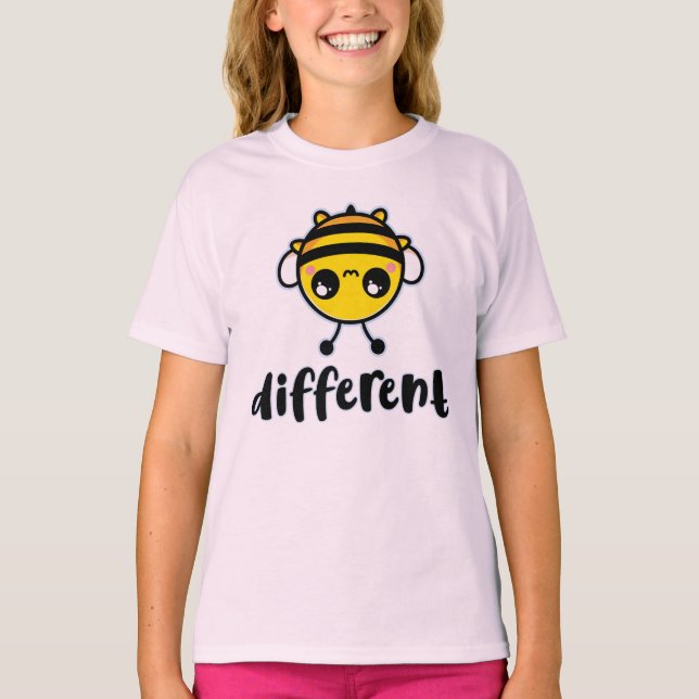 T-shirt Bee Different  (Devant)