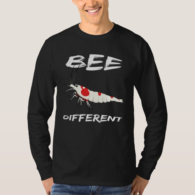 T-shirt Bee Different  RedBee   for Aquarians  Shrimp (Devant)