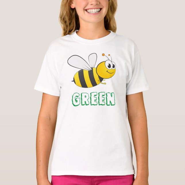 T-shirt Bee Green (Devant)