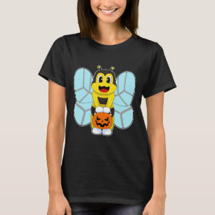 T-shirt Bee Halloween Citrouille