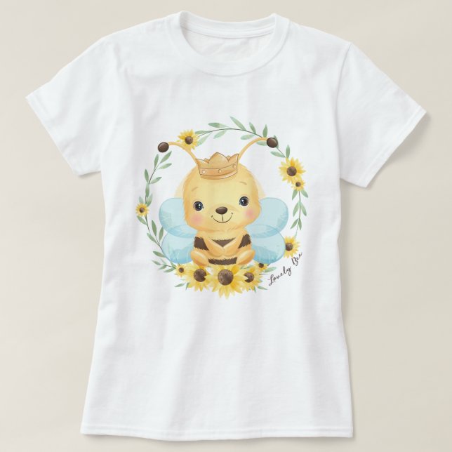 T-shirt Bee mignonne (Design devant)