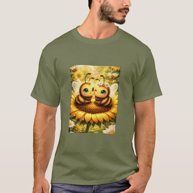 T-shirt BEE Mine Sunflower (Devant)