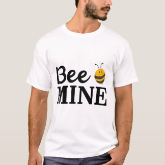 T-shirt Bee Mine Valentine – Amour de jeu de mots