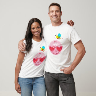 T-shirt Bee My Valentine Cute Romantic Love