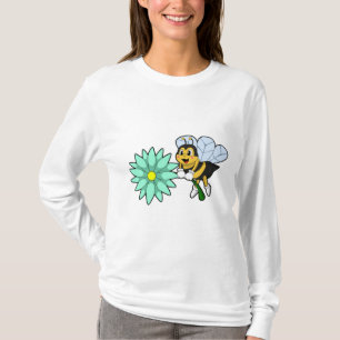 T-shirt Bee with flower.PNG