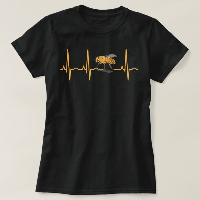 T-shirt Bee Women God Save the Queen Bees Honey Beekeeper (Design devant)