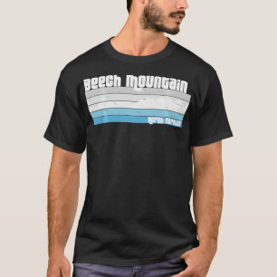 T-shirt Beech Mountain North olina NC Retro Skiing Randonn