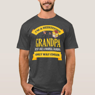 T-shirt Beekeeper Grandpa Bee Apiarist Apiculturist Hive