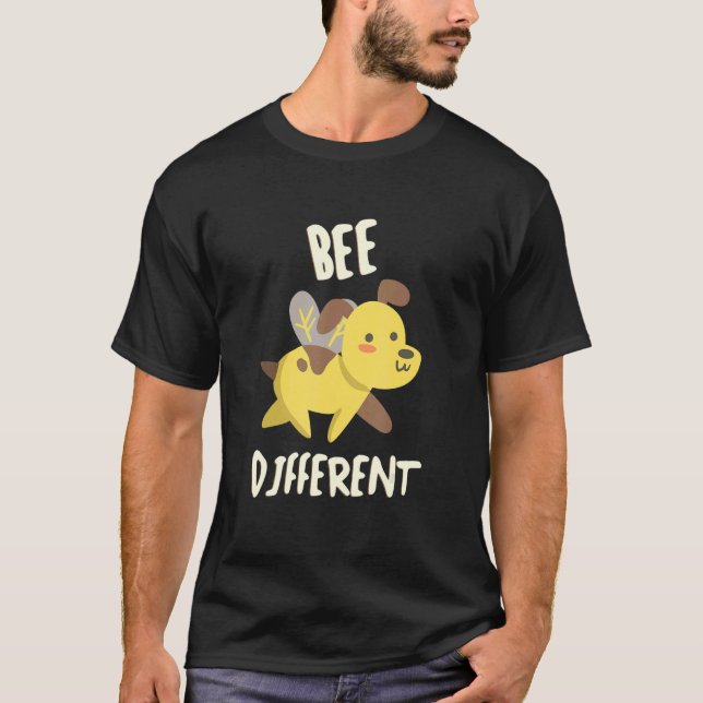 T-shirt Beekeeping Bee Saying Dog Various (Devant)