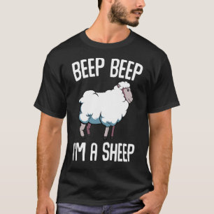 T-shirt Beep Beep Je suis un mouton drôle Humour Sarcastiq