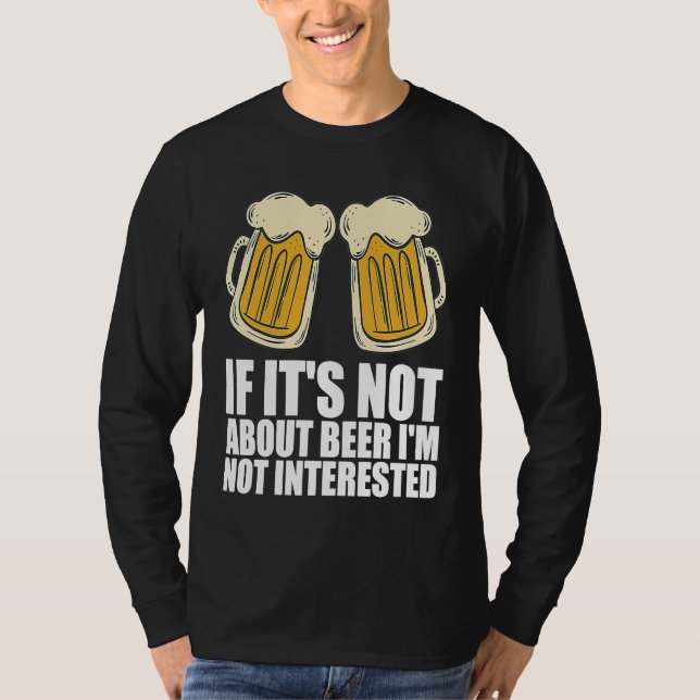 T-shirt Beer  Alcohol  Beer drinking (Devant)