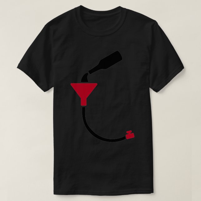 T-shirt Beer Bong (Design devant)