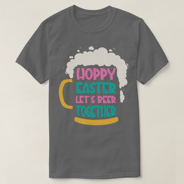T-shirt Beer Bunnies de Pâques Boire de vacances Rabbit De (Design devant)