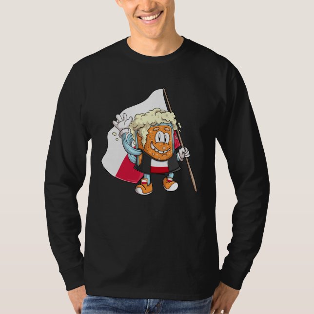 T-shirt Beer fan of Poland (Devant)