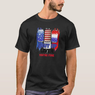 T-shirt Beer Liver Vous êtes fin 4ème 4 juillet Patriotic 