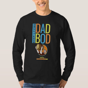 T-shirt Beer Love Papa Bod Pour Père Pop Papa Papa Papa