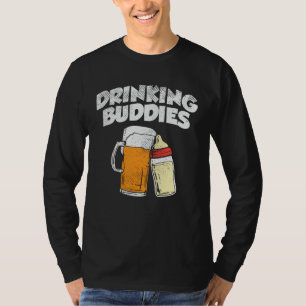 T-shirt Beer Papa Boire Buddy Nouveau Père