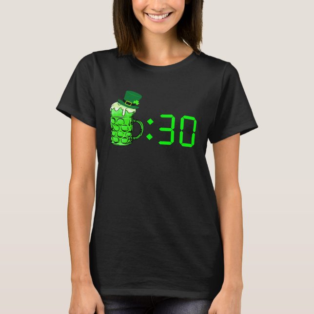 T-shirt Beer Thirty  St Patricks Day Drinking Or Getting D (Devant)