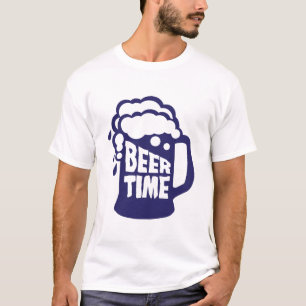 T-shirt beer time citation alcool biere humour verre