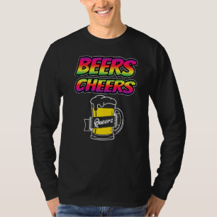 T-shirt Beers Cheers Queers Bisexual Transgender Love Lgbt