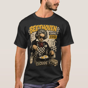 T-shirt Beethoven cuisine des œufs – Ska Punk Vintage Br