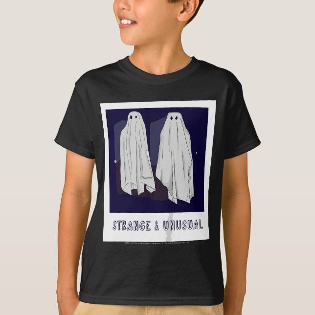 T-shirt Beetlejus Ghosts Étrange Et Inhabituel Texte Poste (Devant)